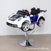 Cadeira Infantil para Salão de Beleza Transfronteiriça, Cadeira de Cabelo Infantil em Forma de Carro para Salão de Beleza, Nova Cadeira Giratória com Elevação Estilo Chinês Cartoon