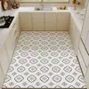 Tapetes para Piso de Cocina Impermeables y a Prueba de Aceite PVC Limpiables y Lavables Alfombra Doméstica de Cuero Felpudos Antideslizantes y Anti-Suciedad para Entrada