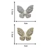 Broche de Mariposa con Perla, Circonita de Diamante Completo, Lujo Ligero, Elegante, Versátil, Exquisito, Gama Alta, Vintage, Accesorio de Pin de Alto Grado