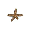 Pinza para el pelo de estrella de mar con diamante brillante simple y elegante para mujer, pinza de pico de pato de alta gama, pinza lateral frontal, pinza dulce para media coleta