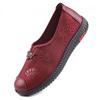 Zapatos casuales sin cordones para mamás de mediana edad y mayores, con suela suave, transpirables, para primavera y otoño, nuevos zapatos de tela antiguos de Beijing, zapatos de una sola capa para mujer, cómodos para personas mayores