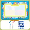Juguete de pizarra de rompecabezas de Amazon, lienzo de agua mágico para niños, bloc de dibujo, tablero de escritura, alfombra de dibujo para grafitis, tablero de dibujo