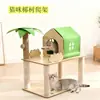 Estrutura de Escalada para Gatos com Cama de Gato Espacial, Estável e Economiza Espaço, Adequada para Todas as Estações, Brinquedo Arranhador de Sisal para Gatos, Suprimentos para Pets