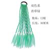 Cabelo de criança tranças sujas rabo de cavalo tranças coloridas rabo de cavalo elástico de cabelo tranças doces legais tranças boxe tranças de três mechas acessórios de cabelo para performance