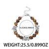 Pulseira de pedra olho de tigre masculina aço titânio não desbota design de nicho criativo pulseira da moda feminina joia de alta qualidade para todas as ocasiões tendência