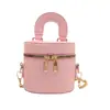 Bolsa de Mano Tipo Cubo con Doble Cremallera Estilo Coreano al por Mayor para Mujer 2025 Nuevo Verano Bolso de Hombro de Lujo Bolso Cruzado de Cadena de Moda