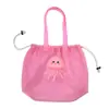 Bolsa de Rede com Cordão para Brinquedos de Praia, Bolsa Dobrável de Grande Capacidade para Viagem à Praia