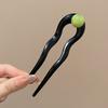 Horquilla para el cabello para personas perezosas, horquilla en forma de U para fijar el moño de mujer, peine elegante de alta gama, diadema con horquilla para la parte posterior de la cabeza