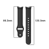 Correa de silicona con hebilla inversa universal adecuada para Xiaomi Mi Band 8, 9, 10 y la pulsera deportiva Mi Band 10