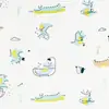 Capa para bolsa de roupas de algodão estampado, malha de algodão classe A para bebês, 300 peças, estampado, dupla face