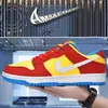 Zapatos para Hombre Aj Putian Dunk Rojo y Azul Yin Yang Conjunto Sb Tenis de Pareja Aj1 Caña Baja Zapatos para Mujer Tenis para Correr