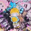 Nuevas Cuentas de Resina de Dibujos Animados Kuromi Pato Amarillo Bola de Taladro Agujero Recto Accesorios para Cadena de Teléfono Llavero DIY