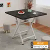Mesa plegable, mesa de comedor cuadrada, mesa pequeña para uso doméstico, alquiler de apartamentos pequeños, mesa de comedor sencilla, mesa cuadrada