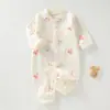 Mameluco para Bebé Primavera y Otoño Algodón Puro Sin Etiquetas Ropa Interior Bodysuit Ropa para Bebé Primavera y Otoño
