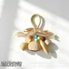 Paquete de Materiales DIY para Carrillón de Conchas de Fruta Estilo Bosque Semillas de Conchas de Fruta Tejidas Colgante para Mochila Adorno Puesto de Lugar Escénico Regalo Venta al por Mayor