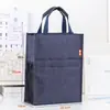 Versión Mejorada del Bolso Tote Vertical, Bolso Grande de Capacidad para Tutorías, Bolso para Documentos, Bolso para Guardar Libros de Texto A4, Bolso de Mano para Conferencias