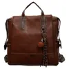 Mochila vintage para mujer transfronteriza, gran capacidad, casual y versátil, adecuada para ir al trabajo, moda callejera, sensación de alta gama, mochila de viaje
