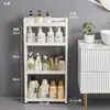 Prateleira de Armazenamento com Fenda 12/16/24cm Banheiro Vaso Sanitário Gabinete Móvel para Fendas Cozinha Prateleira Estreita ao Lado da Geladeira