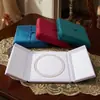 Caja de Joyería de Terciopelo con Doble Apertura y Perlas, Caja de Joyería de Terciopelo con Doble Apertura para Mamá, Caja de Joyería para Collar de Perlas