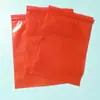 Bolsas de PE rojas opacas auto-sellables, bolsas para piezas, bolsas auto-sellables de colores