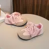 Primavera de 2025 Novos Sapatos de Pão de Primavera e Outono para Meninos e Meninas Tênis Esportivos Casuais Antiderrapantes Sapatos Forrest Gump Treinamento Alemão Patins Infantis