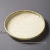 Productos de Tejido de Bambú: Recogedor Hecho a Mano, Charola de Secado para Uso Agrícola, Canasta para Frutas y Snacks, Canasta de Almacenamiento para Cocina, Canasta Redonda para Bollos al Vapor