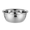Tazón engrosado de acero inoxidable 304 Frasco de condimentos estilo europeo con borde invertido grande Tazón para batir huevos Tazón para lavar verduras Tazón para cocinar Cubo de especias