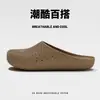 Nuevos Zapatos Huecos de Verano para Mujer, Suela Suave para Exteriores, Antideslizantes, Transpirables, Zapatos de Playa para Agua, Sandalias de Punta Cerrada para Vadear Arroyos