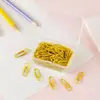 Fábrica Vende Clips para Papel de Plástico de Colores, Clips para Papel Niquelados Plateados, Marcapáginas Decorativos, Clips para Papel de Oficina