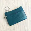 Portatarjetas de Cuero de Primera Capa, Estuche para Llaves de Cuero Genuino, Billetera Nueva, Mini Portatarjetas Portátil, Venta al por Mayor de Fábrica, Resistente al Desgaste