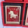 Año del Caballo Oro Puro 20Mg, Hazte Rico Inmediatamente, Atrae Riqueza, Juego de Adornos de Oro 999, Juego de Decoración Chapado en Oro para la Buena Fortuna