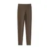 Nuevos leggings de cachemir para mujer, forrados de felpa y engrosados, pantalones térmicos de invierno, pantalones térmicos de algodón para usar debajo, pantalones cálidos