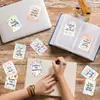 18 Cartões de Autoafirmação Florais em Aquarela em Inglês com Citações Positivas, Cartões de Saudação para Decoração de Presente