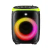 Novo Modelo Individual 4 polegadas Presente Áudio Sem Fio Subwoofer Alto-falante Bluetooth Luz Rotativa RGB Luz de Atmosfera Rítmica Alto-falante