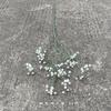 Blanco puro arreglo floral de globos de boda coreana flor artificial globo de fiesta de cumpleaños boda decoración floral flor artificial
