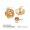 Prontos para envio, broches requintados e únicos cravejados de diamantes, acessórios DIY estilo doce para roupas, bolsas e sapatos, feitos de liga de zinco