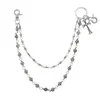 Cinturón Nuevo Transfronterizo para Mujer Cinturilla Decorativa Casual Patrón de Hebilla de Serpiente Retro Cadena Metálica Cadena de Cintura Accesorios para Mujer Listos para la Venta