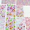 Pegatinas Populares de Piedras Preciosas de Colores Transfronterizas Pegatinas de Diamantes para Niños Pegatinas de Cristal Acrílico Pegatinas Decorativas Tridimensionales de Pedrería para Bricolaje