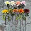 Novo produto transfronteiriço: Fabricante de flores artificiais de PU, dália e peônia de PU de haste única, para decoração de casamento e casa