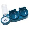 Tigela para Gato, Tigela de Ração para Gato, Tigela Dupla para Proteger a Coluna Cervical, Bebedouro Automático para Evitar Virar, Tigela de Ração para Gato, Tigela para Pet Cachorro