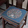 Cojín Nuevo para Silla de Comedor China Cojín Rojo Boda Silla de Mesa de Comedor Cojín Caoba de Alta Gama Silla Circular Cojín para Asiento de Tarjeta Antideslizante
