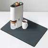 Alfombrilla Drenante de Barro Diatomeas Nórdica Transfronteriza, Alfombrilla Absorbente de Agua de Secado Rápido para Encimera de Cocina, Cubierta Protectora a Prueba de Polvo para Refrigerador y Microondas