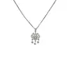 Collar con Candado de Paz Eterna S925 Plata de Ley para Mujer con Diamante Moissanita, Regalo de Cumpleaños de Lujo Ligero, Cadena de Clavícula Moderna y Versátil