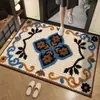 Fabricante de felpudo de entrada estilo lana 3D transfronterizo, alfombrilla de baño, alfombrilla de tierra de diatomeas, alfombrilla de baño antideslizante