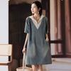 Vestido Camisa de Mezclilla, Ropa para Mujer Estilo Primavera, Nuevo Estilo Europeo 2026, Elegante y Juvenil, Corte Ajustado