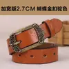Cinturón para Mujer Estilo Étnico Vintage Estilo Coreano Cinturón para Mujer Versátil Ancho Sencillo Casual Decorativo Cinturón para Jeans