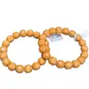 Cuentas de Nogal de Grano Completo con Patrón de Queso de Cabeza de Mono, Pulsera de Cuentas de Oración Budista de Cáscara de Coco y Bodhi de Círculo Único