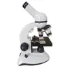 Microscopio Biológico Doméstico de Observación Cuerpo de Plástico Microscopio Infantil 640X Regalo Educativo para Niños