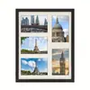 Transfronterizo 11x14 Pulgadas Amazon Marco de Fotos Collage de 5 Rejillas Conmemorativo de Pareja Colgante de Pared de Madera Marco de Fotos Decorativo Venta al por Mayor