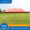 Tenda de estrutura de aço de seis pés ao ar livre dobrável impressão toldo de banca vermelha toldo de PVC ao ar livre impermeável toldo